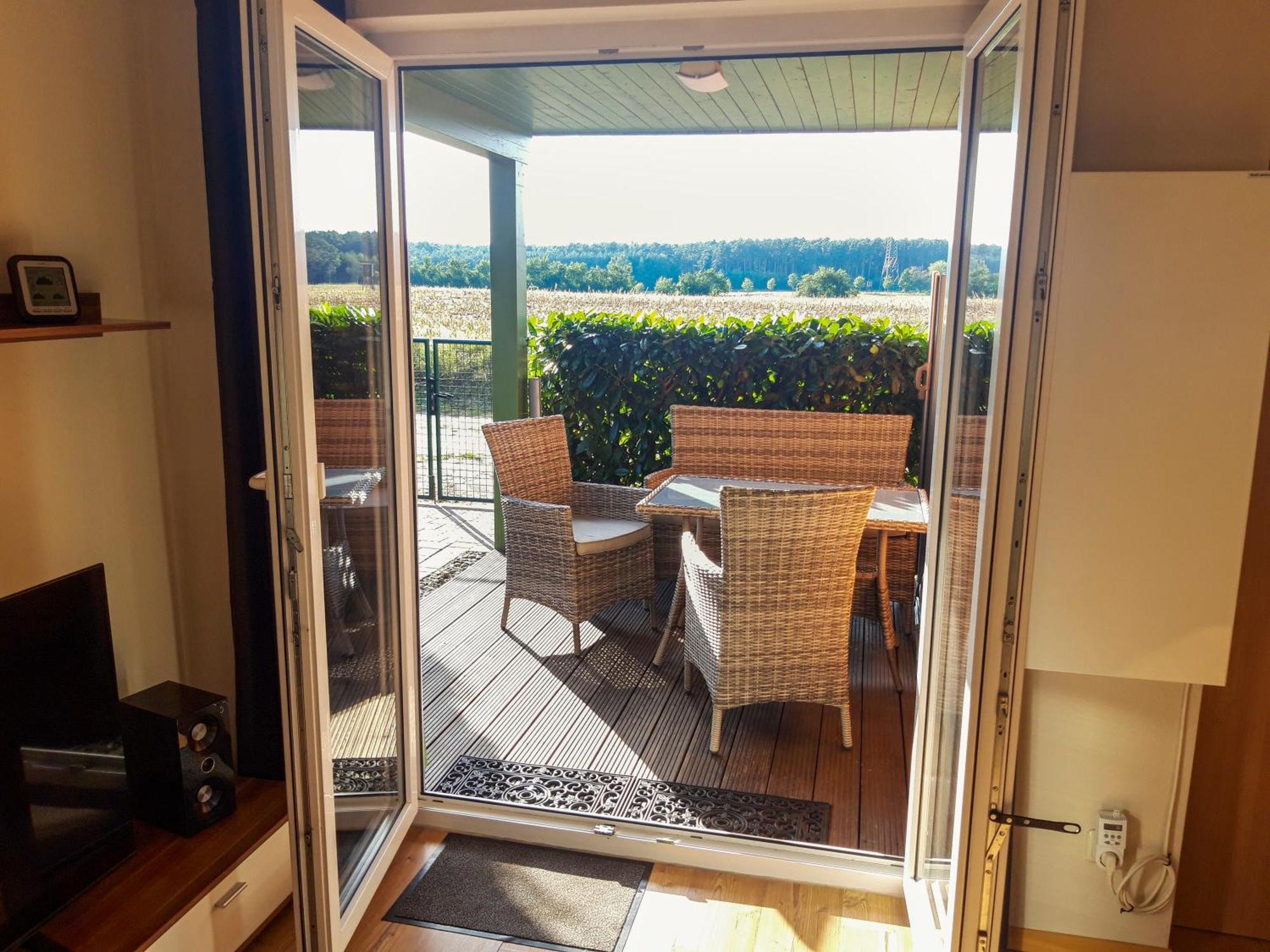 Kleines Ferienhaus Am Feldrand Malchow  Buitenkant foto