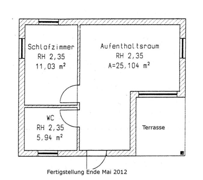 Kleines Ferienhaus Am Feldrand Malchow  Kamer foto
